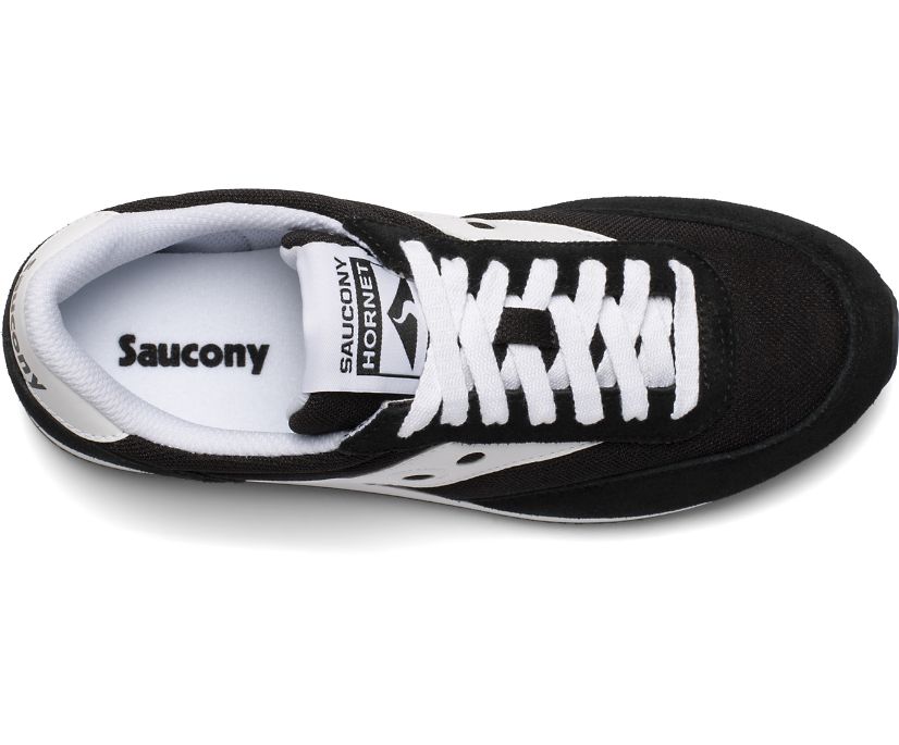 Saucony Hornet Originals Dam Svarta Vita | Sverige 941RVD